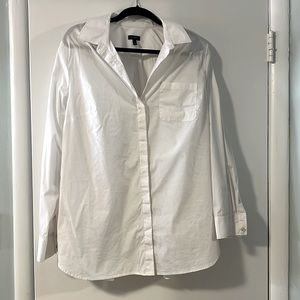 Talbots XL White Dress Button Down Shirt, barely worn